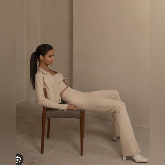 STYLEWE Long Knitted Pants, Women’s Size XL, Beige *NWOT - Picture 4 of 11